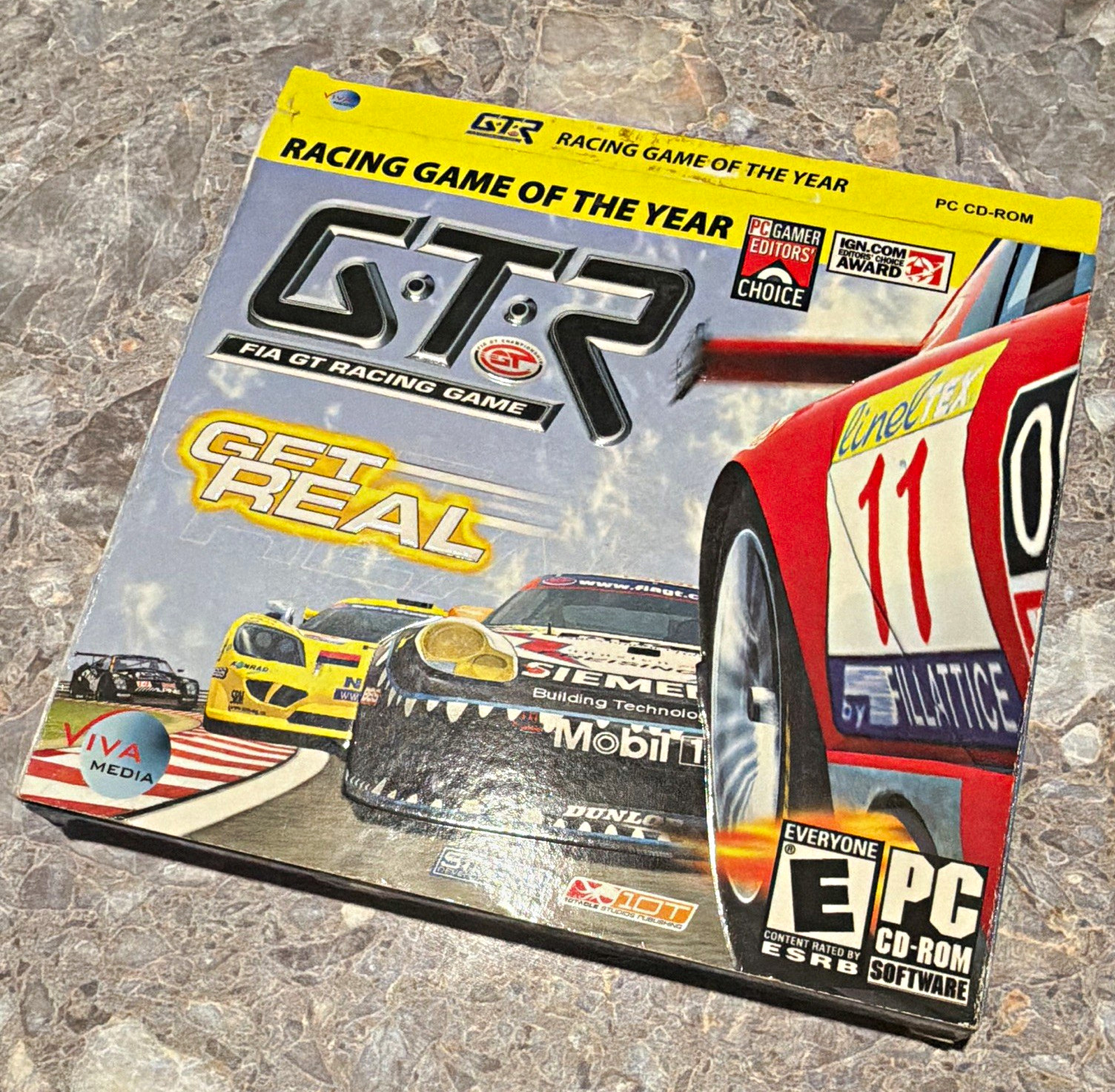 Viva Media GTR FIA GT Racing Game "Get Real" PC CD-ROM 2-Disc Set
