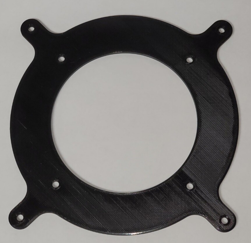 Custom PC Mounting Flat 92mm to 140mm Fan Adapter Converter Mod