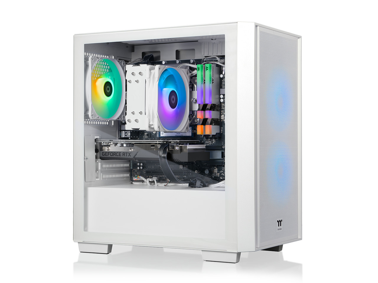 Thermaltake LCGS NE 5760S-H16 Gaming Desktop (AMD Ryzen 7 5700, NVIDIA GeForce