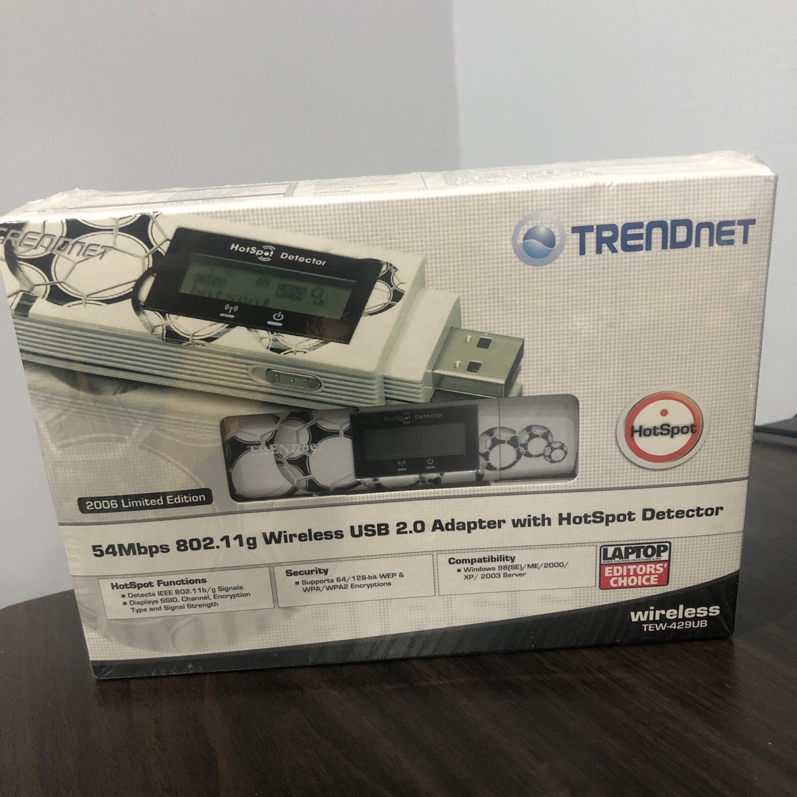TRENDnet TEW-429UB 54Mbps 892.11g Wireless USB 2.0 Adapter 2006 Limited Edition