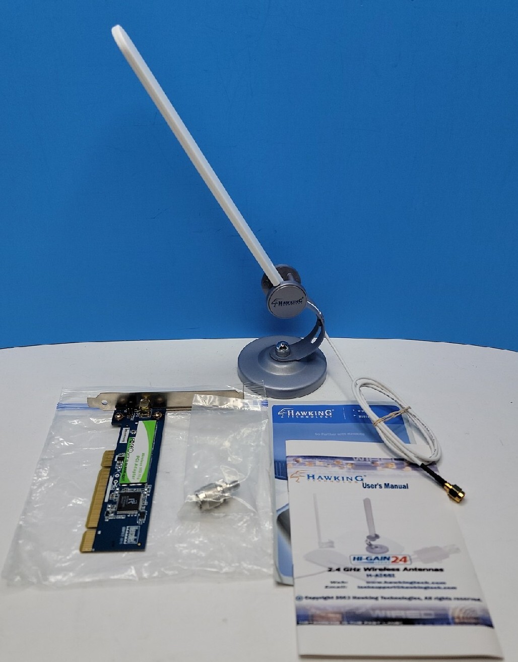 Hawking Technology Hi-Gain 24 Omni-Directional 2.4 Ghz Antenna - H-AI6S1
