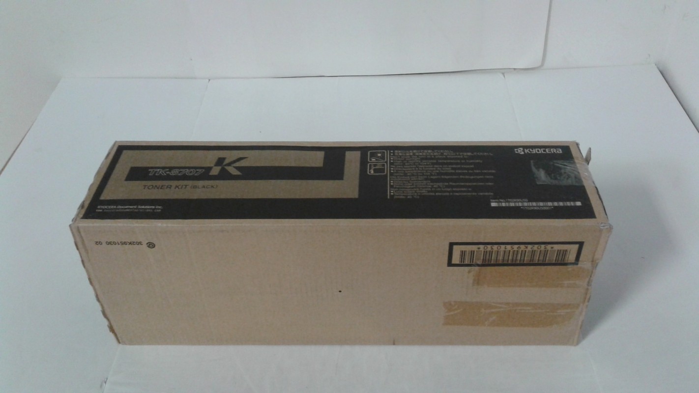 Kyocera Mita TK-8707K Toner Kit 1T02K90US0 Black 70.000 Pages for Kyocera 7551ci