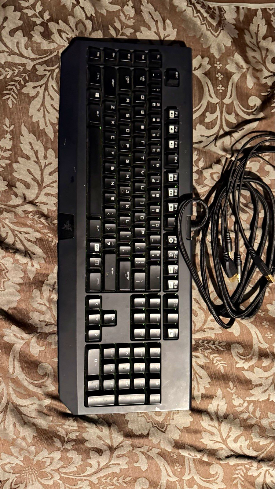Razer BlackWidow Ultimate Wired USB Illuminated Gaming Keyboard Black RZ03-0038