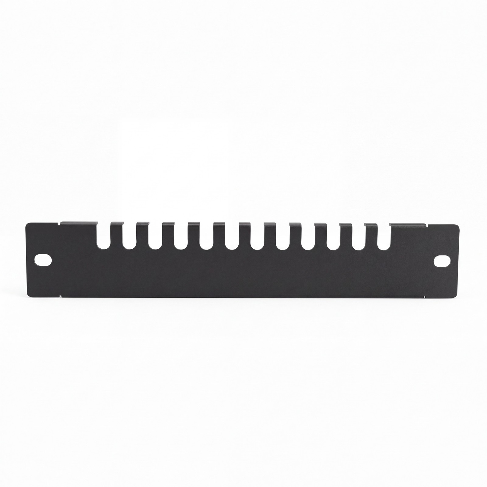 1/2/4/5PCS 1U 10 Inch 12-Slot Cable Management Steel Rack Panel for Rack Cabinet