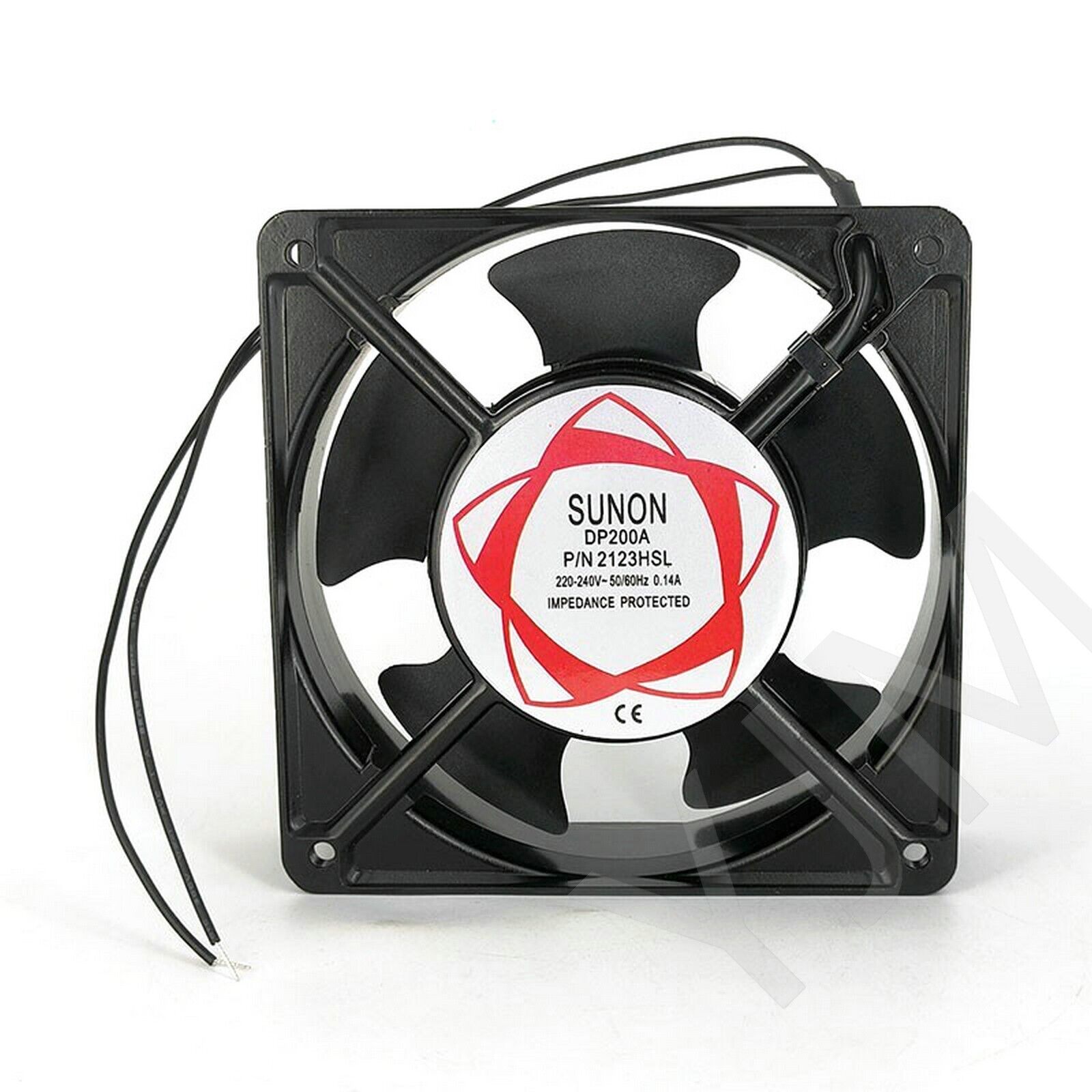1PC SUNON DP200A PN2123XSL 220V-240V 0.14A 12CM 12038 2-Wire Cooling Fan