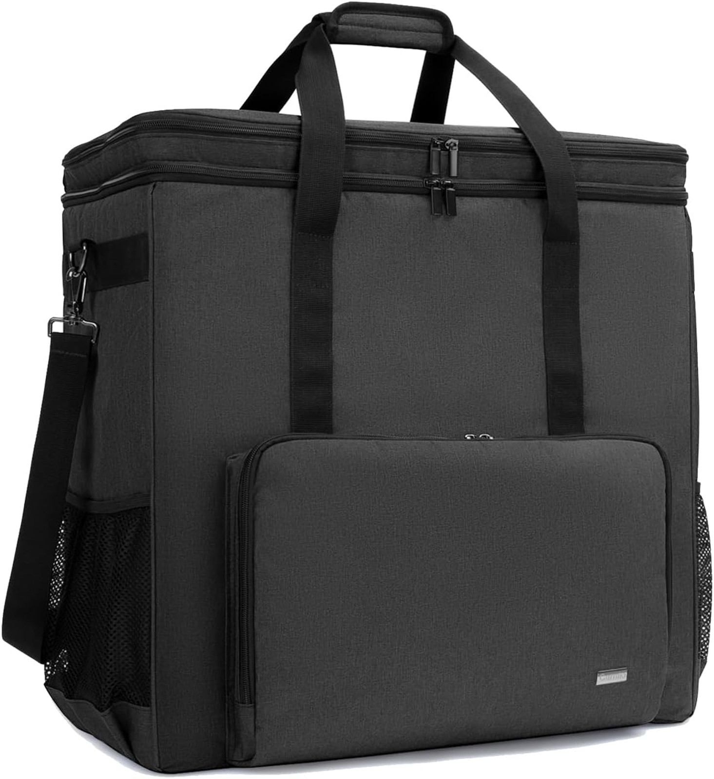 Double Layer PC Carrying Case for Desktop Tower Travel Bag Black, Laptop