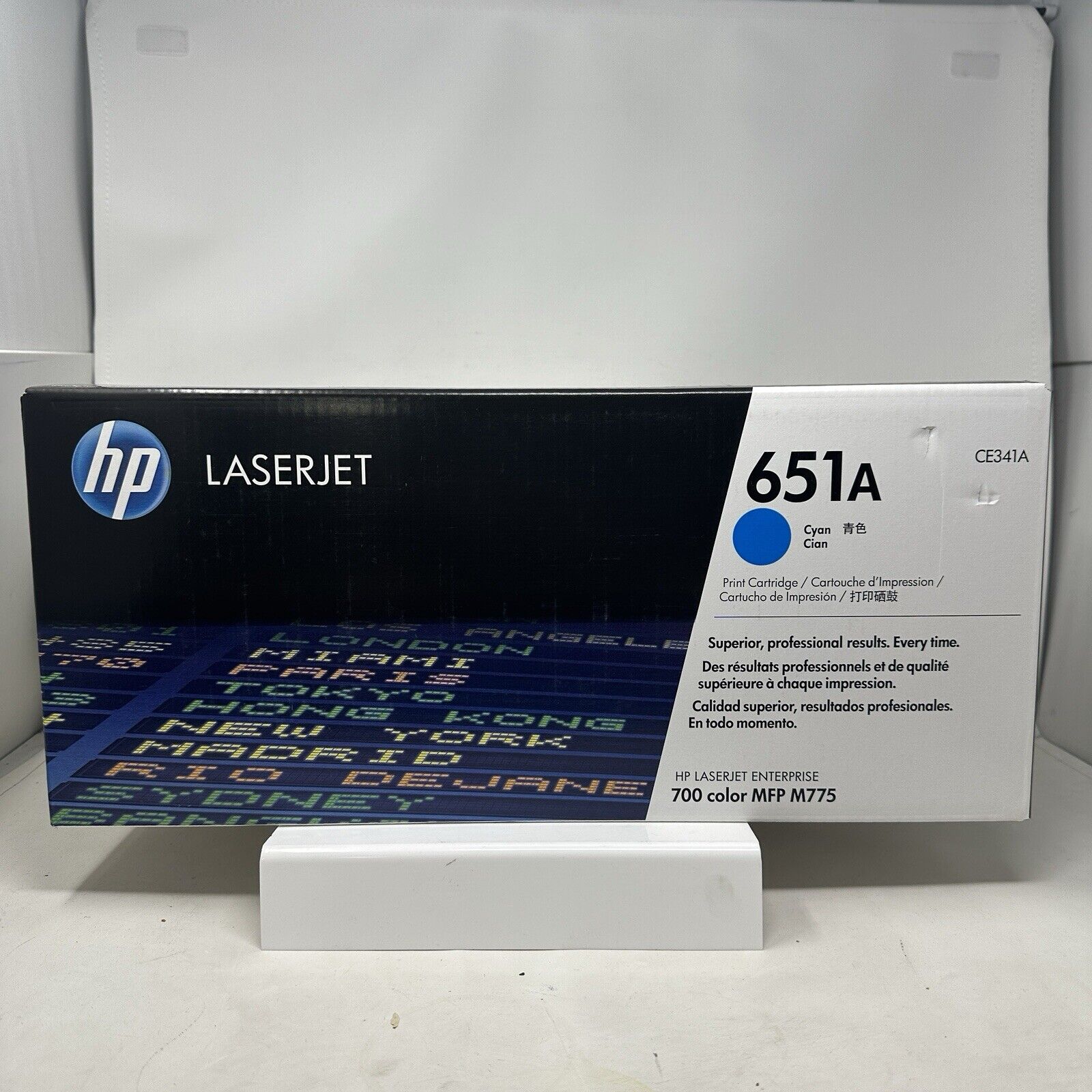 HP Laserjet CE341A 651A Cyan Toner Cartridge Sealed Verified Printer Blue T19