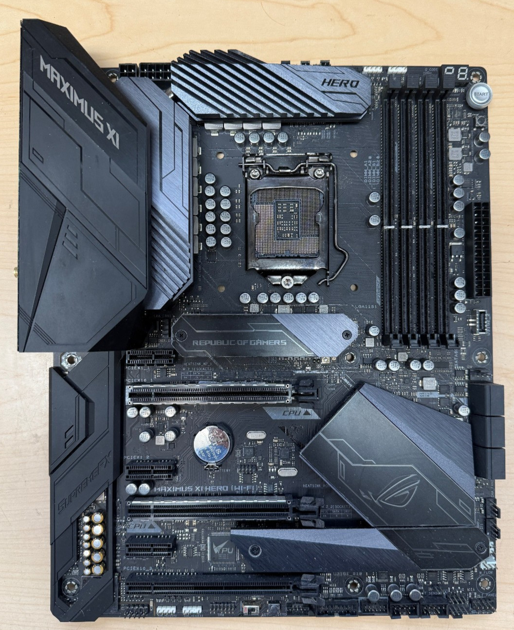 ASUS ROG Maximus XI Hero (Wi-Fi) Z390 Motherboard LGA1151 - tested