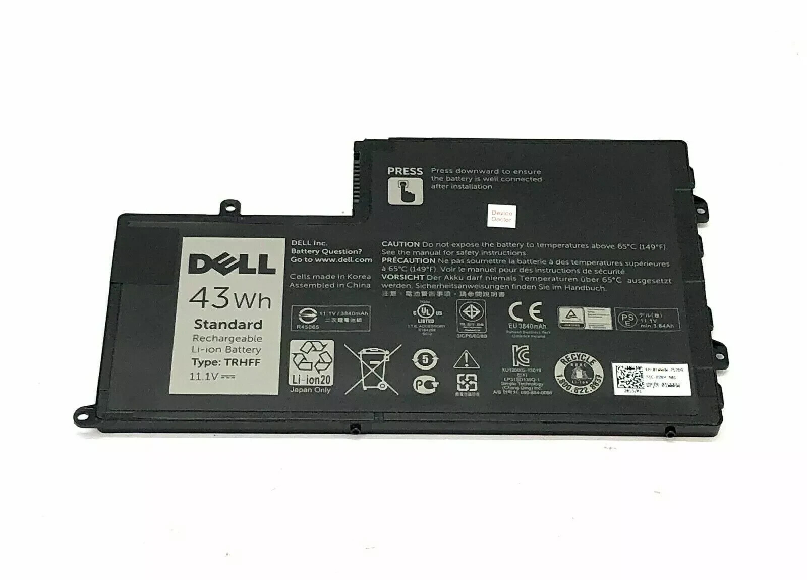 Genuine 1MCXM 28Wh Keyboard Battery For Dell Latitude 5175 Laptop DP/N: PKG3N