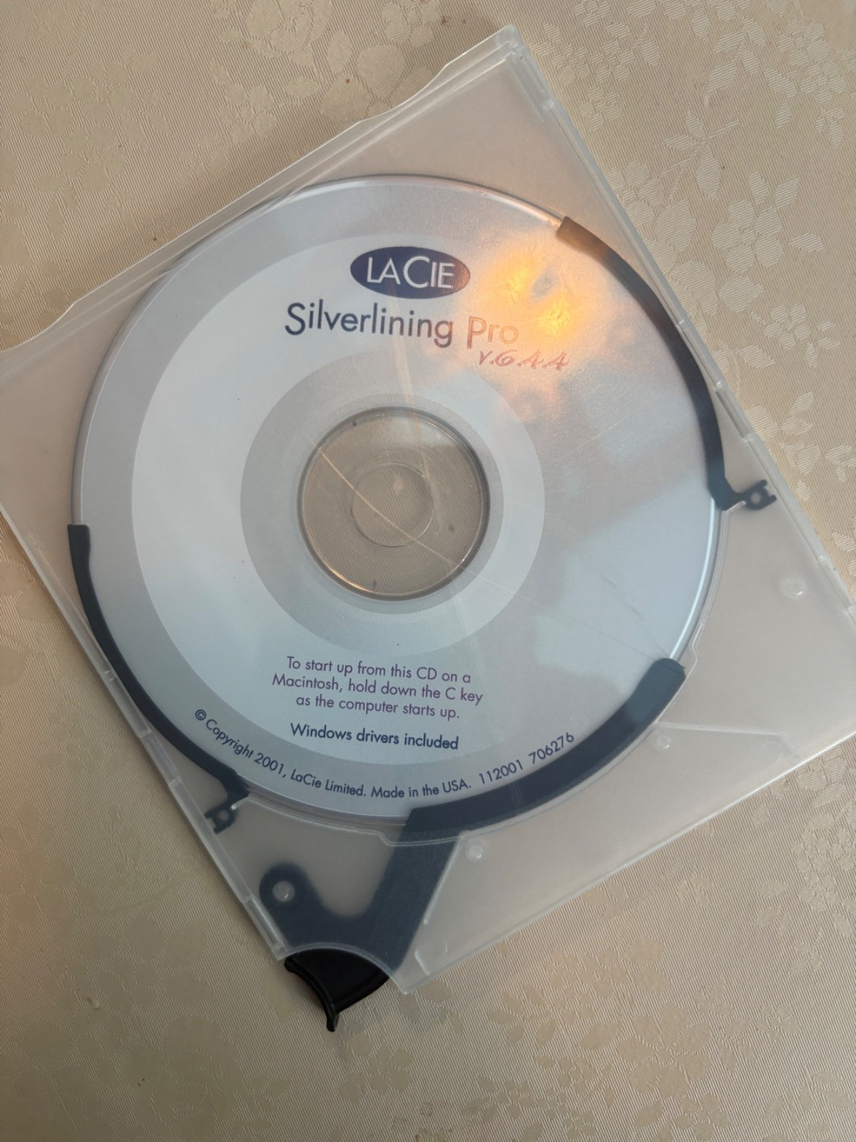LACIE 2001 SILVERLINING PRO V.G.4.4 START UP FROM CD ON MACINTOSH WINDOWS INCLUD