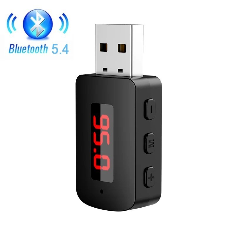 Bluetooth 5.4 Car Transmitter Receiver Handsfree Call USB Mini Wireless Audio