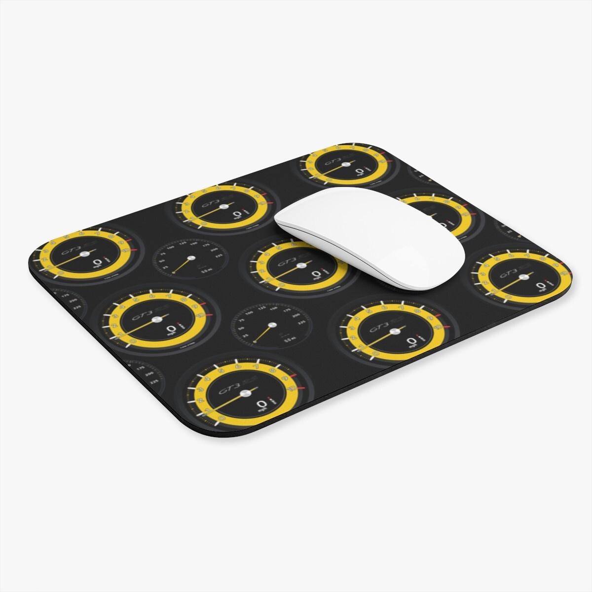 GT3 RS Mouse Pad, Speedometer German Sports Car Gamer Desk Mat Gift for him