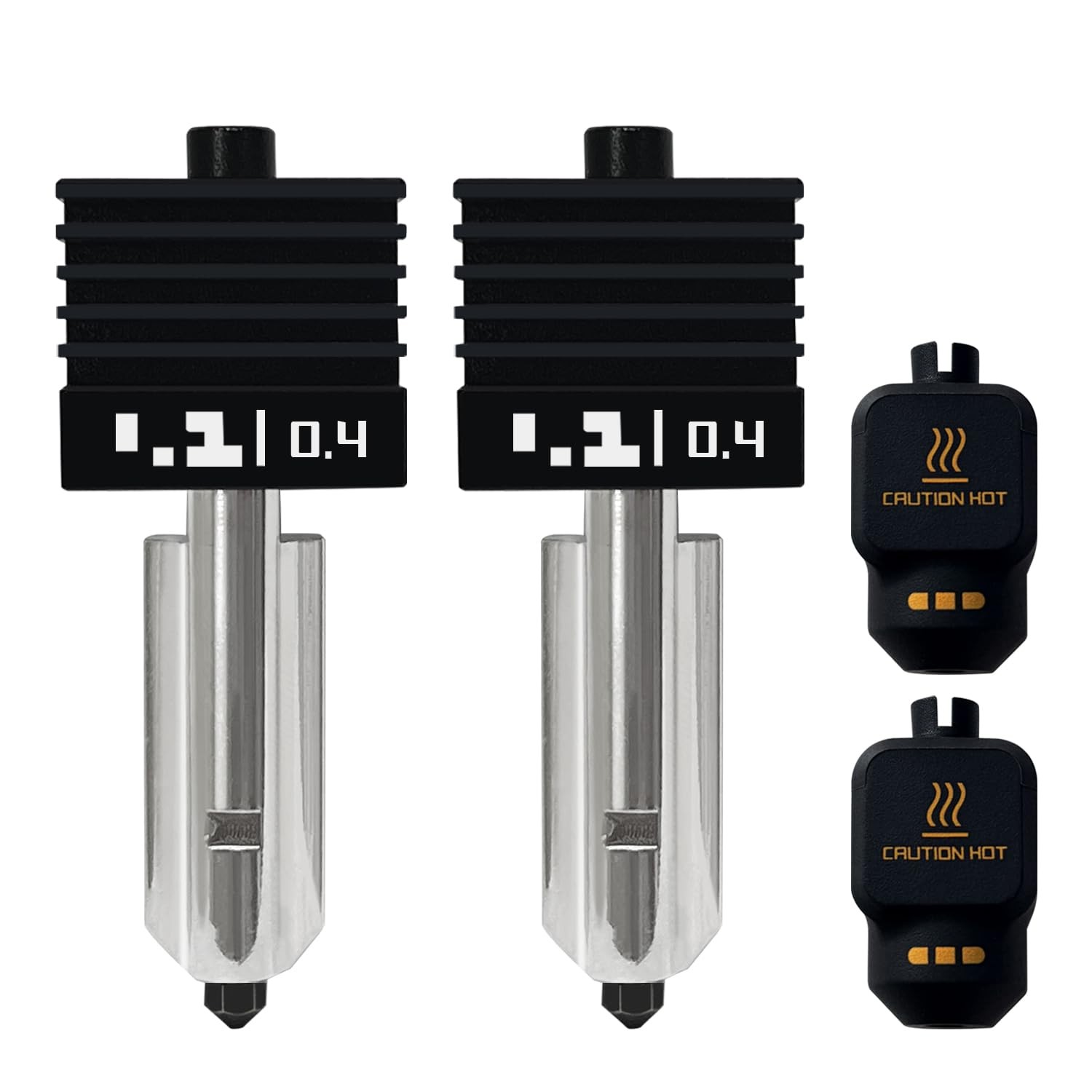 RugooSpink 2PK 0.4MM P2S Hotend with Hardened Nozzle for P2S/X2D/H2 Series