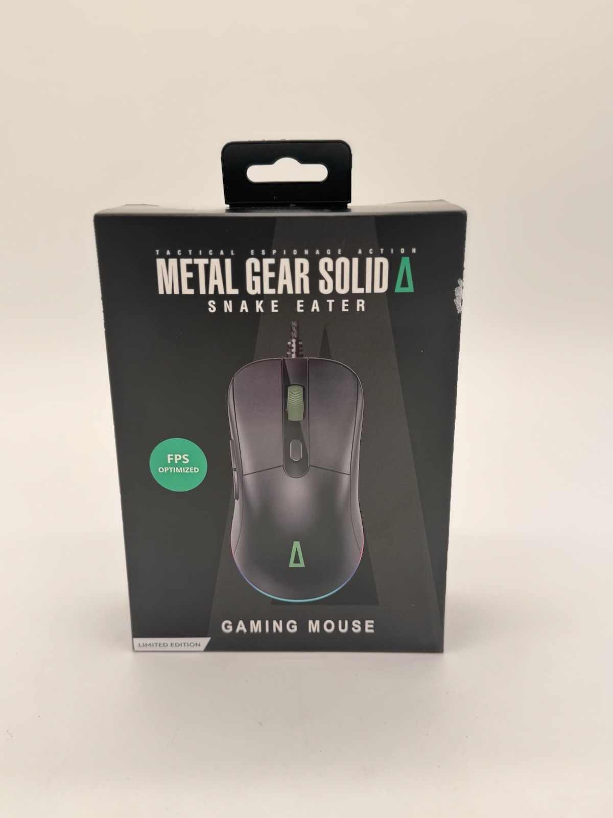Gaming Mouse Metal Gear Solid Snake Eater FPS Optimized NEW Sealed - fast ship