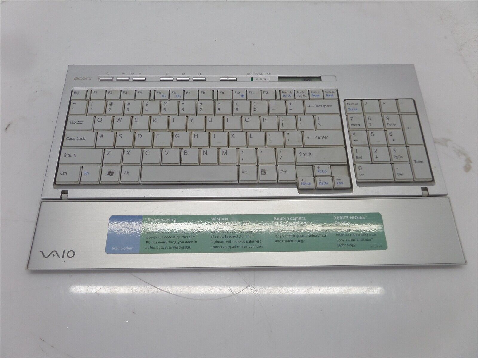 Sony Vaio VGP-WKB5US Wireless Keyboard 