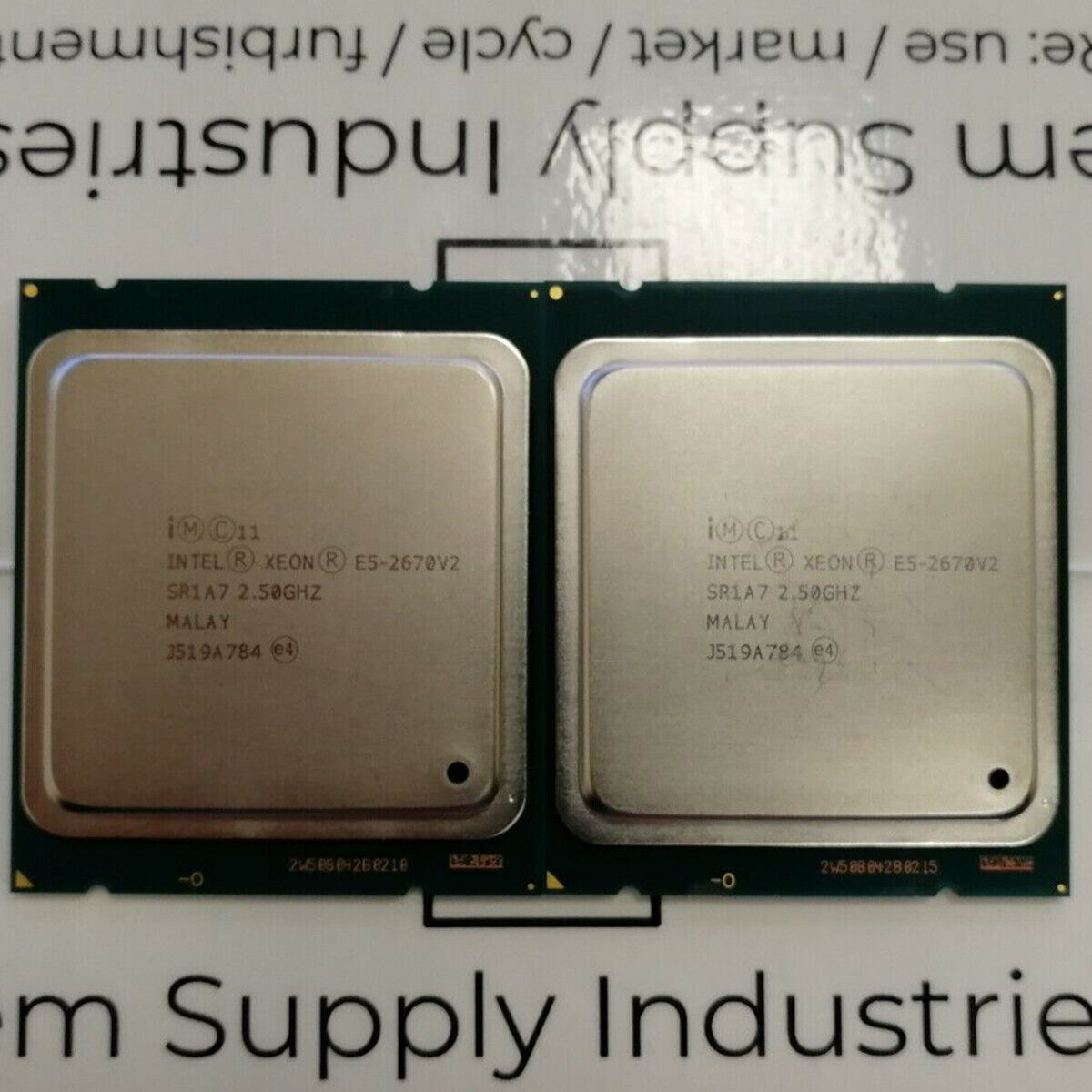 Matched Pair Intel Xeon E5-2697 V2 E5-2690 V2 E5-2680 V2 E5-2670 V2 LGA 2011 CPU