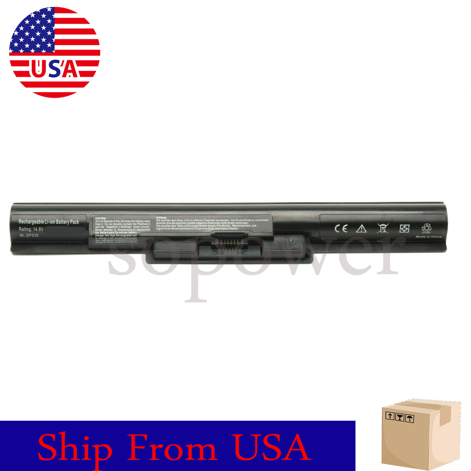 High Quality VGP-BPS35A Battery for Sony Vaio 14E 15E Series SVF153 SVF152C29M