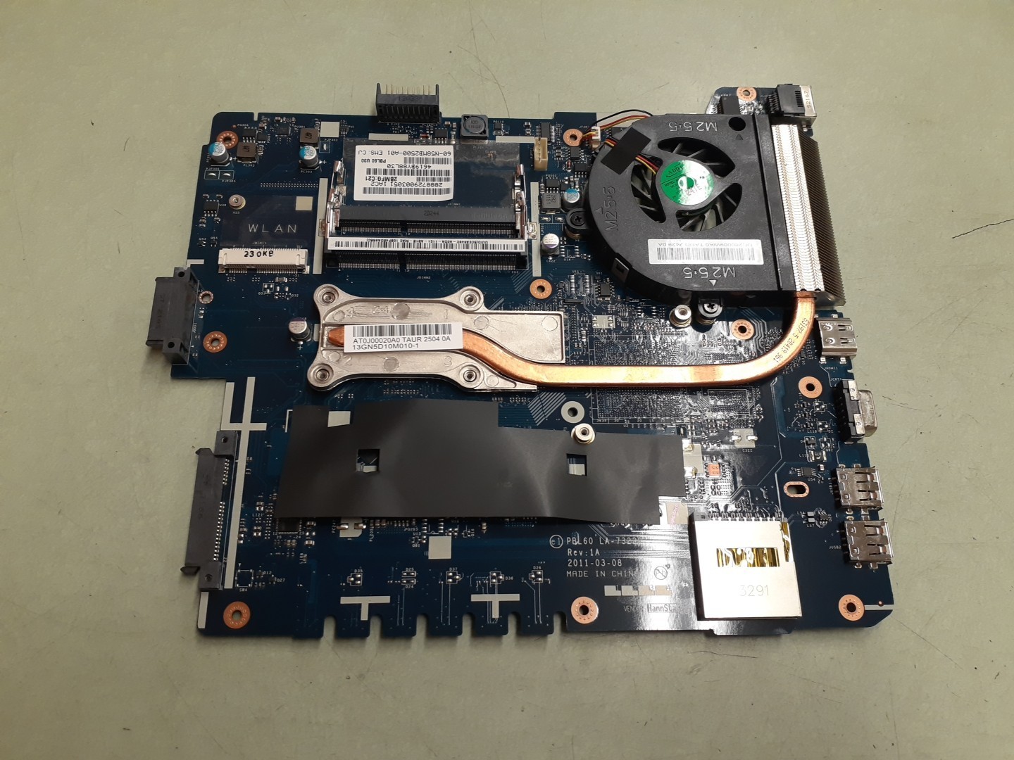 Asus X53U X53U-SX176V LA-7322P Motherboard / CMC50AFPB226V + Fan