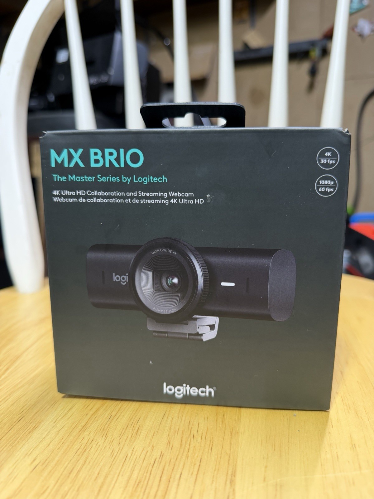 Logitech MX Brio Ultra HD 4K Streaming Webcam 1080p USB-C Web Cam Black 