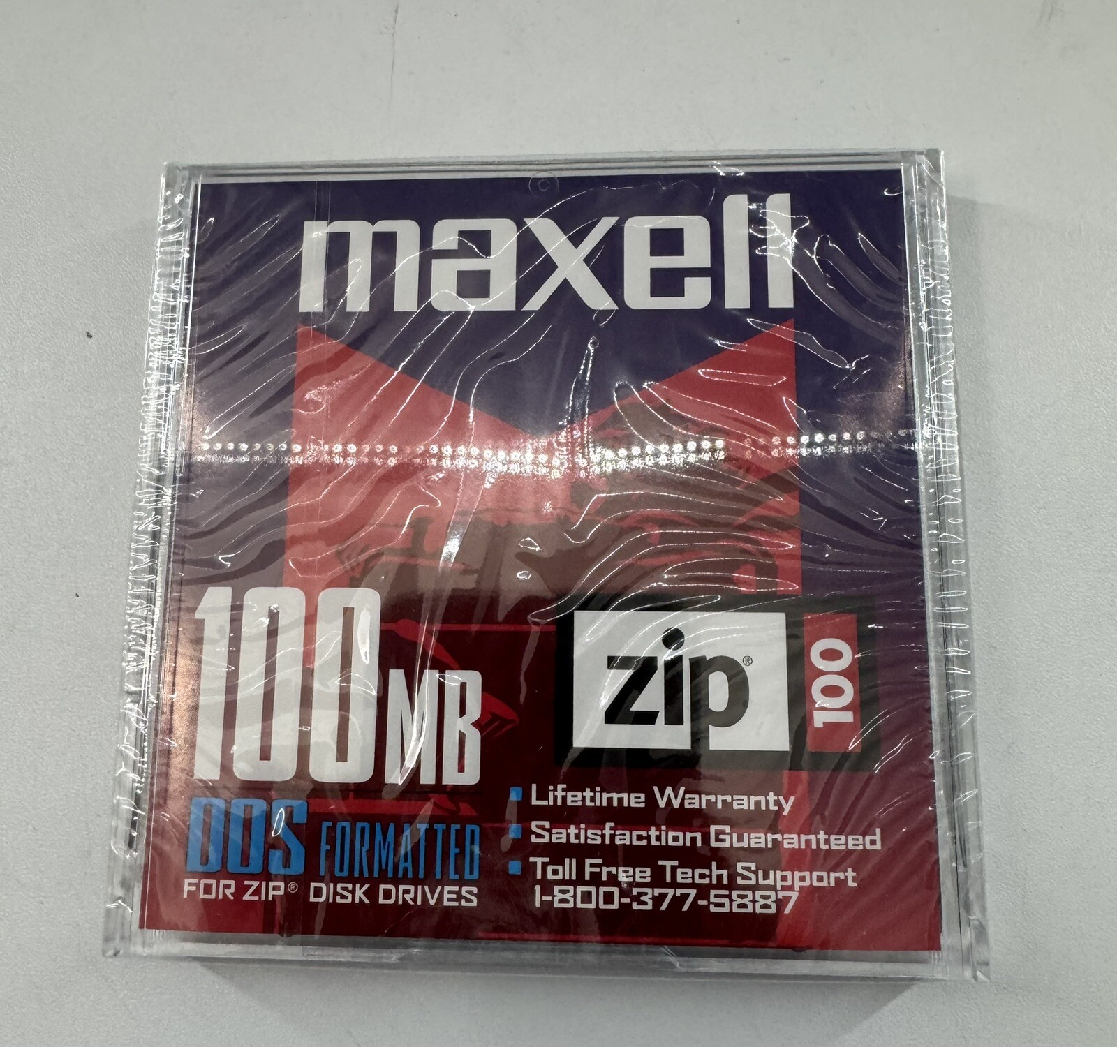 100 MB Zip Disk Zip 100 Megabyte By Maxell IBM Formatted NEW