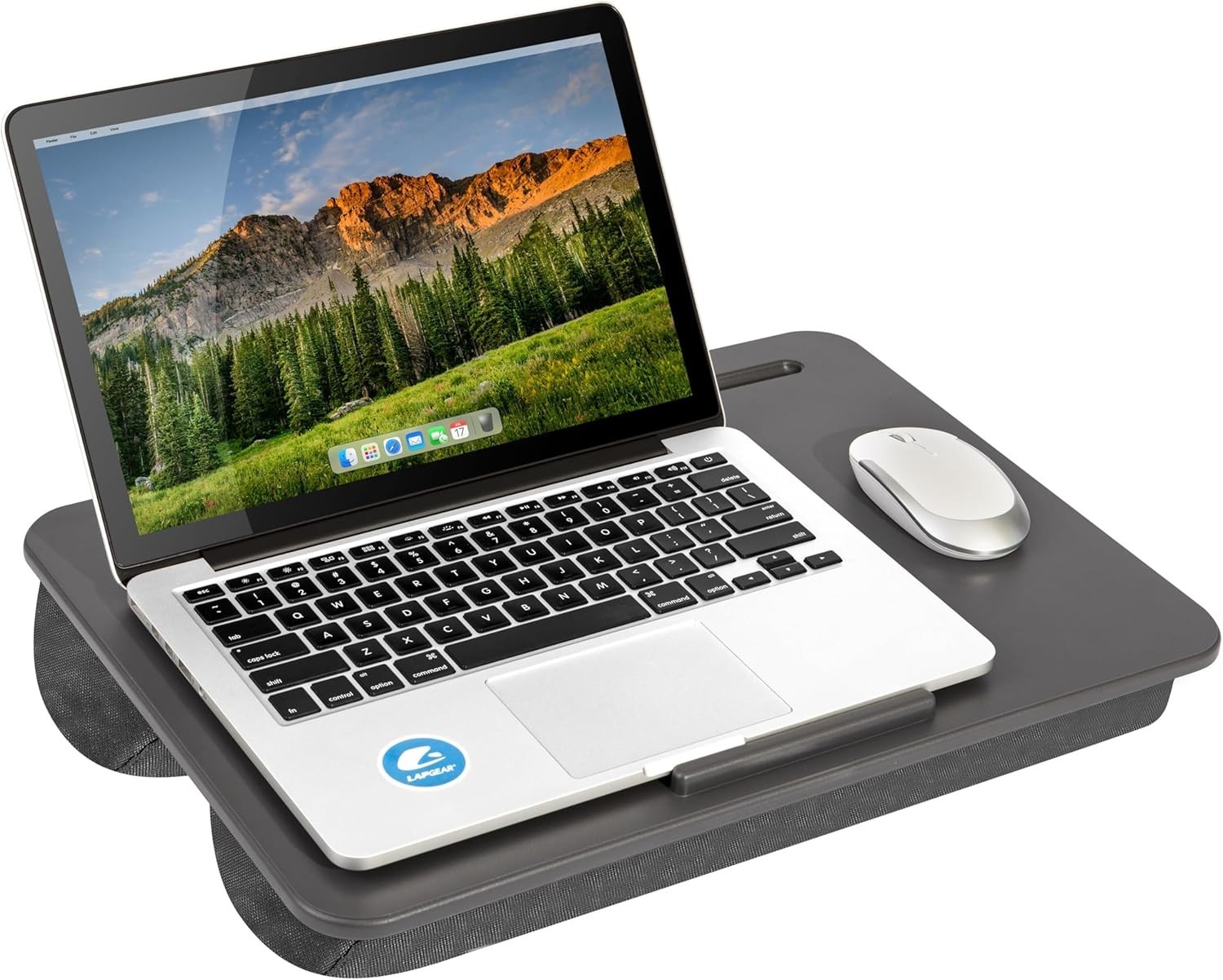 Original Lap Desk – Fits Up to 17” Laptops – Charcoal – Style No. 45155
