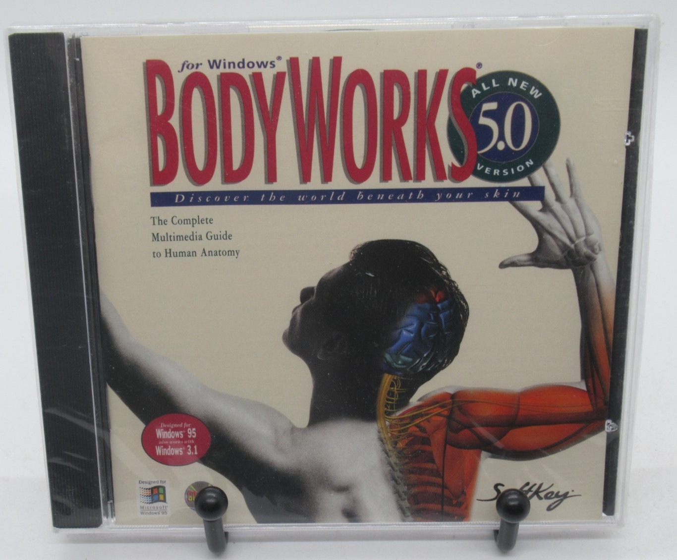 BODY WORKS: DISCOVER WORLD BENEATH YOUR SKIN VER. 5.0 PC CD-ROM GUIDE, WIN 95