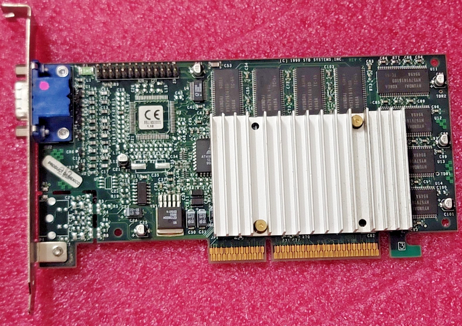 3DFX Voodoo3 3000 16MB VGA AGP GPU Video Card for Retro Gaming working #WA5