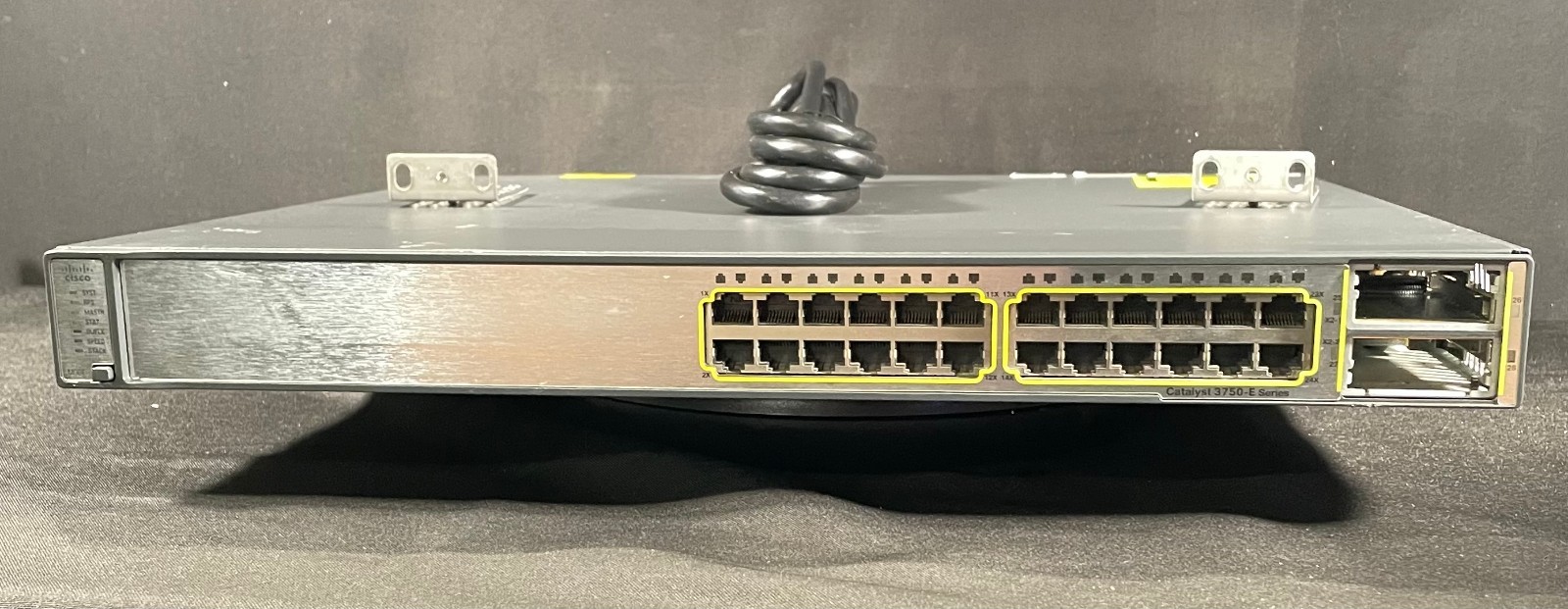 Cisco WS-C3750E-24TD-S 24 Port Gigabit Ethernet Switch - Same Day Shipping