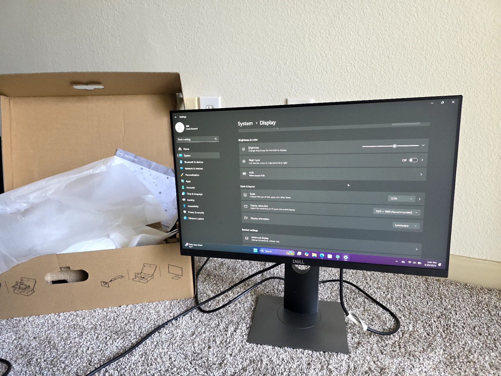 Dell P2319H 23in. FullHD 1920X1080 LED LCD IPS Monitor - Black