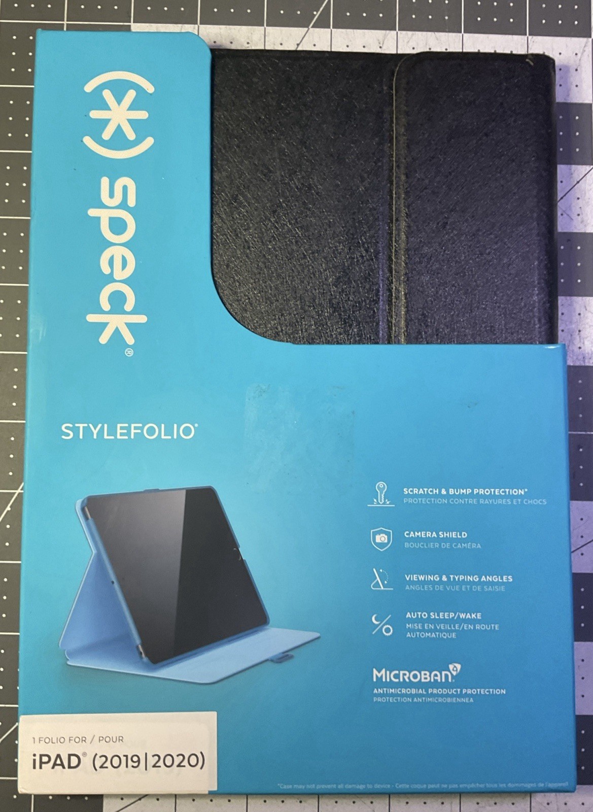 Folio Case In Antimicrobial Case Speck Style Folio iPad 2019 - 2020 new