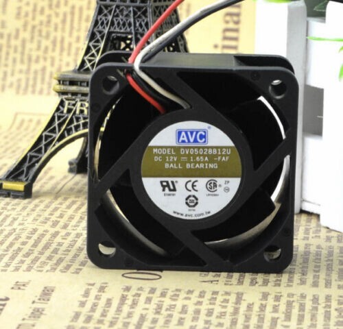 AVC 5028 5CM 12V 1.65A DV05028B12U 4-wire large-air cooling fan