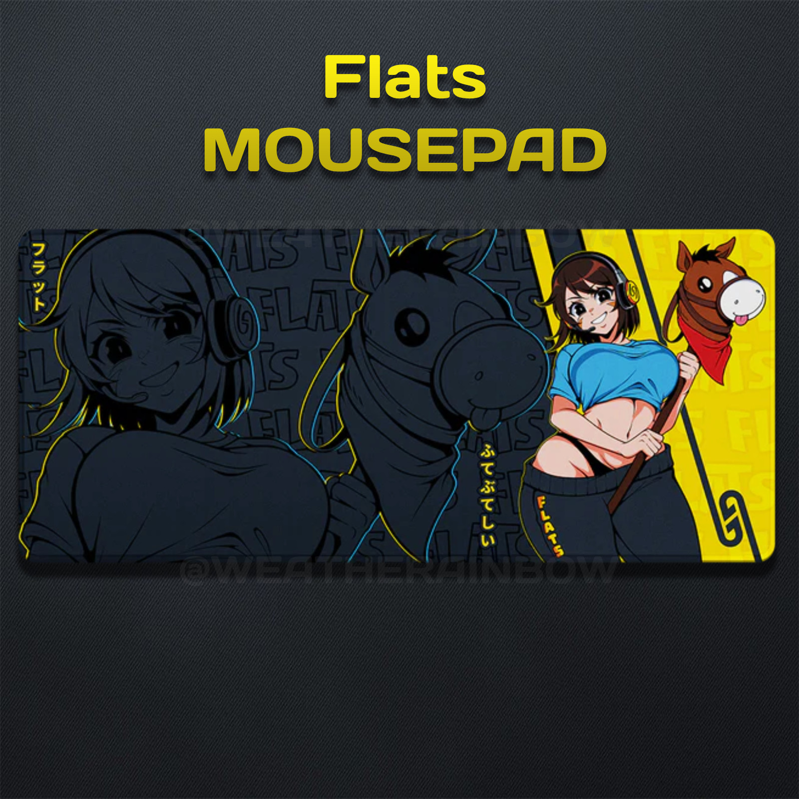 Official GamerSupps Creator Mousepad - Flats - New in Box