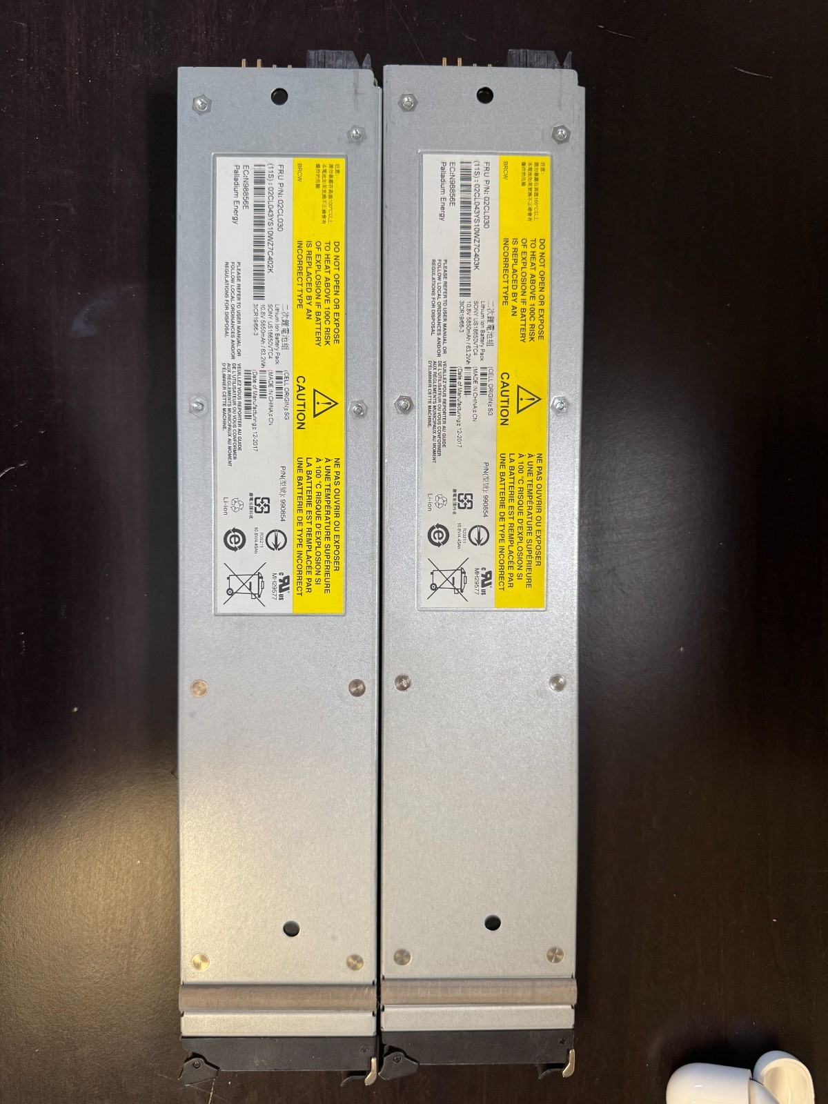 IBM 02CL197 02CL196 02CL030 Flash System 840/900 battery module