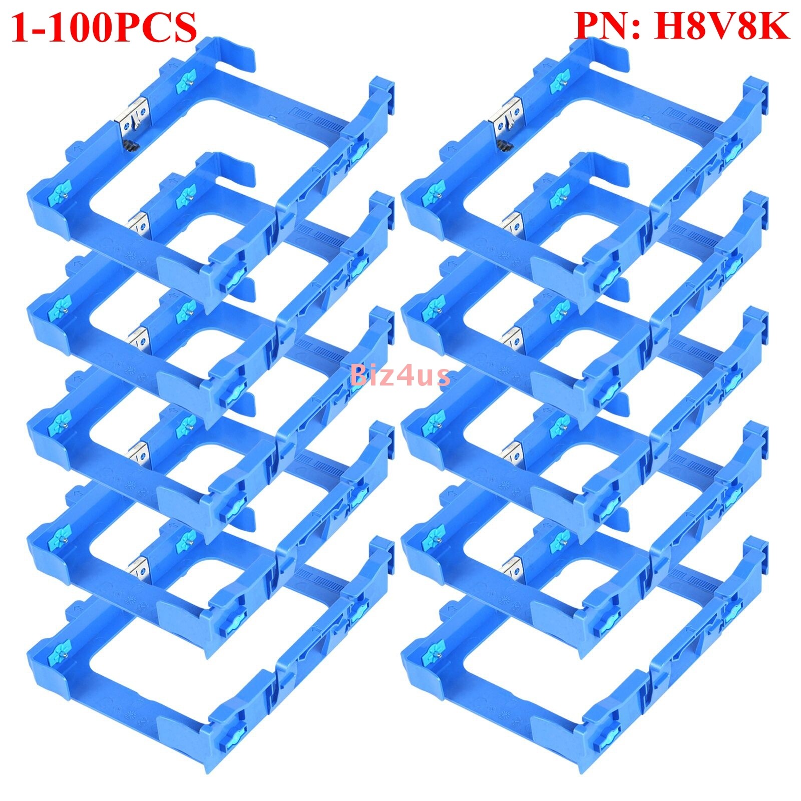 Lot For Dell OptiPlex 3040 5040 7040 3050 5050 7050 SFF 3.5 HDD Hard Caddy H8V8K