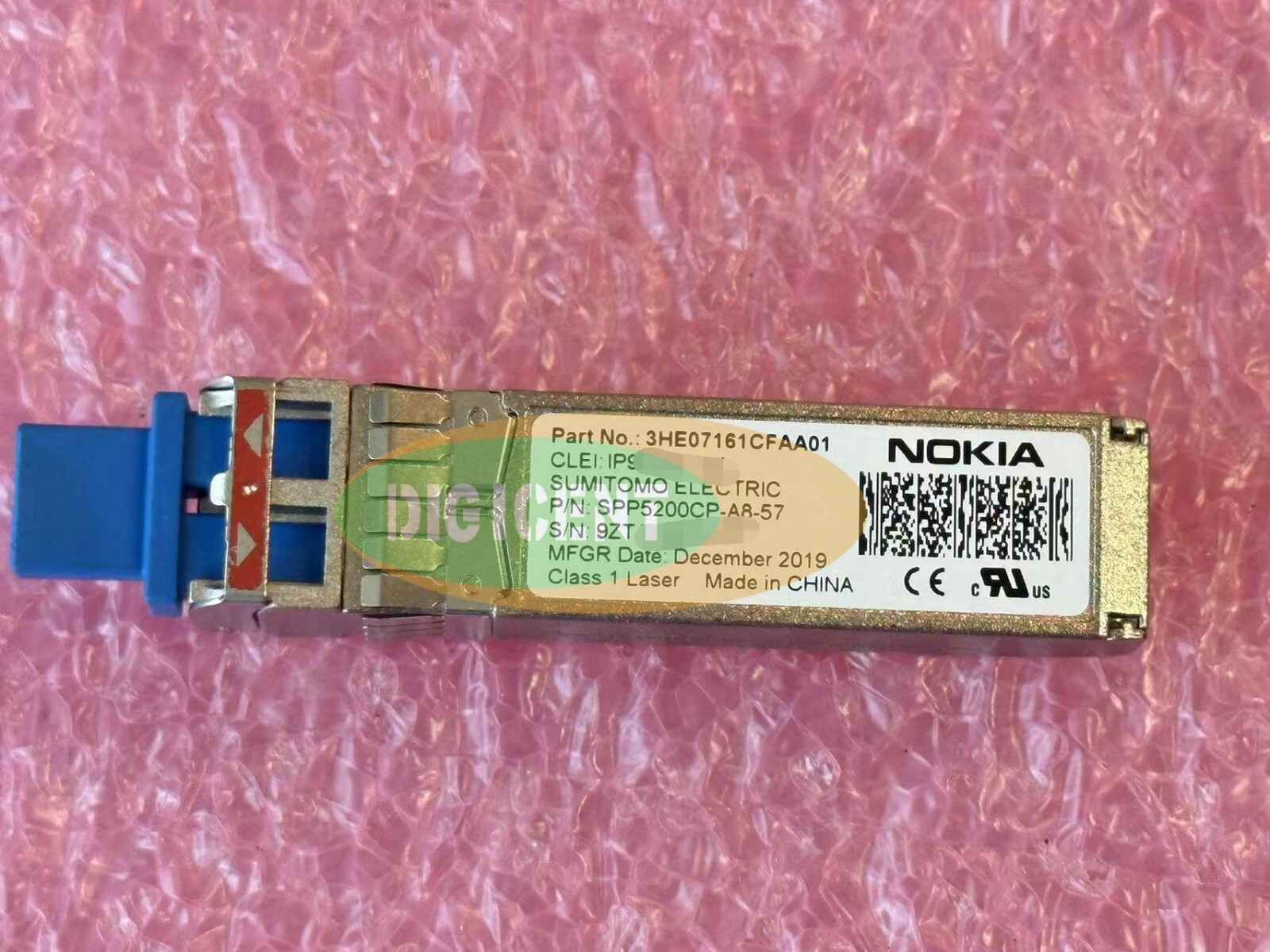 Nokia 3HE07161CFAA01 SFP+ CWDM  10Gb  1571nm  40km
