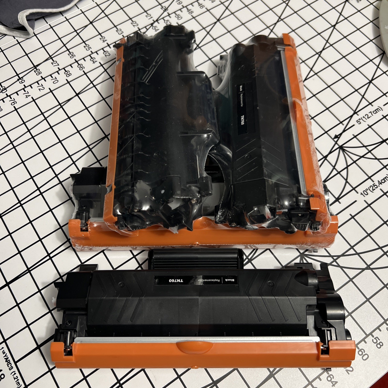 4x myCartridge TN760 Toner Cartridges – Black – For Brother – Unused, No Box