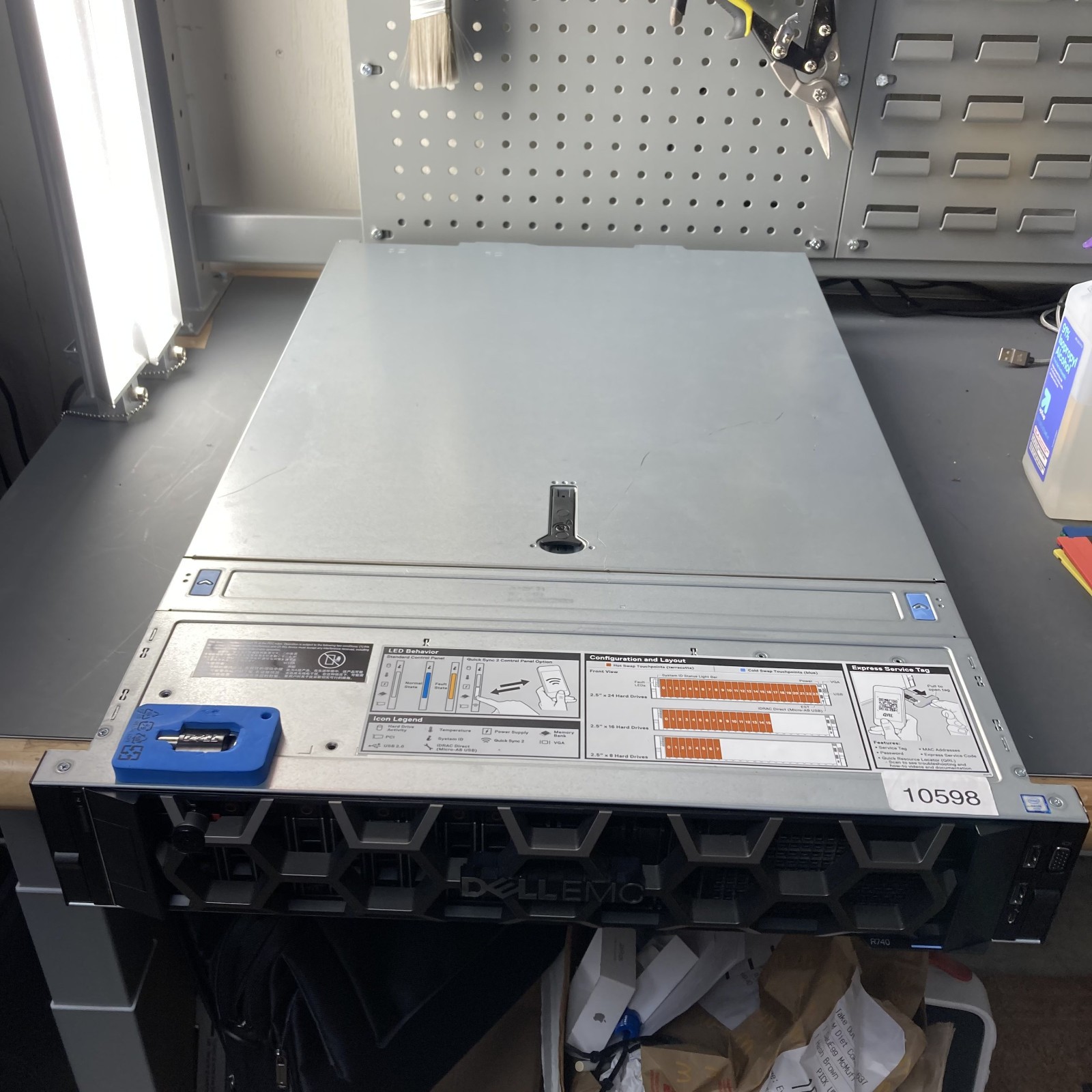 Dell PowerEdge R740 Rack Server 2x Xeon Silver 4112 12TB SAS HDD 64GB DD G2U