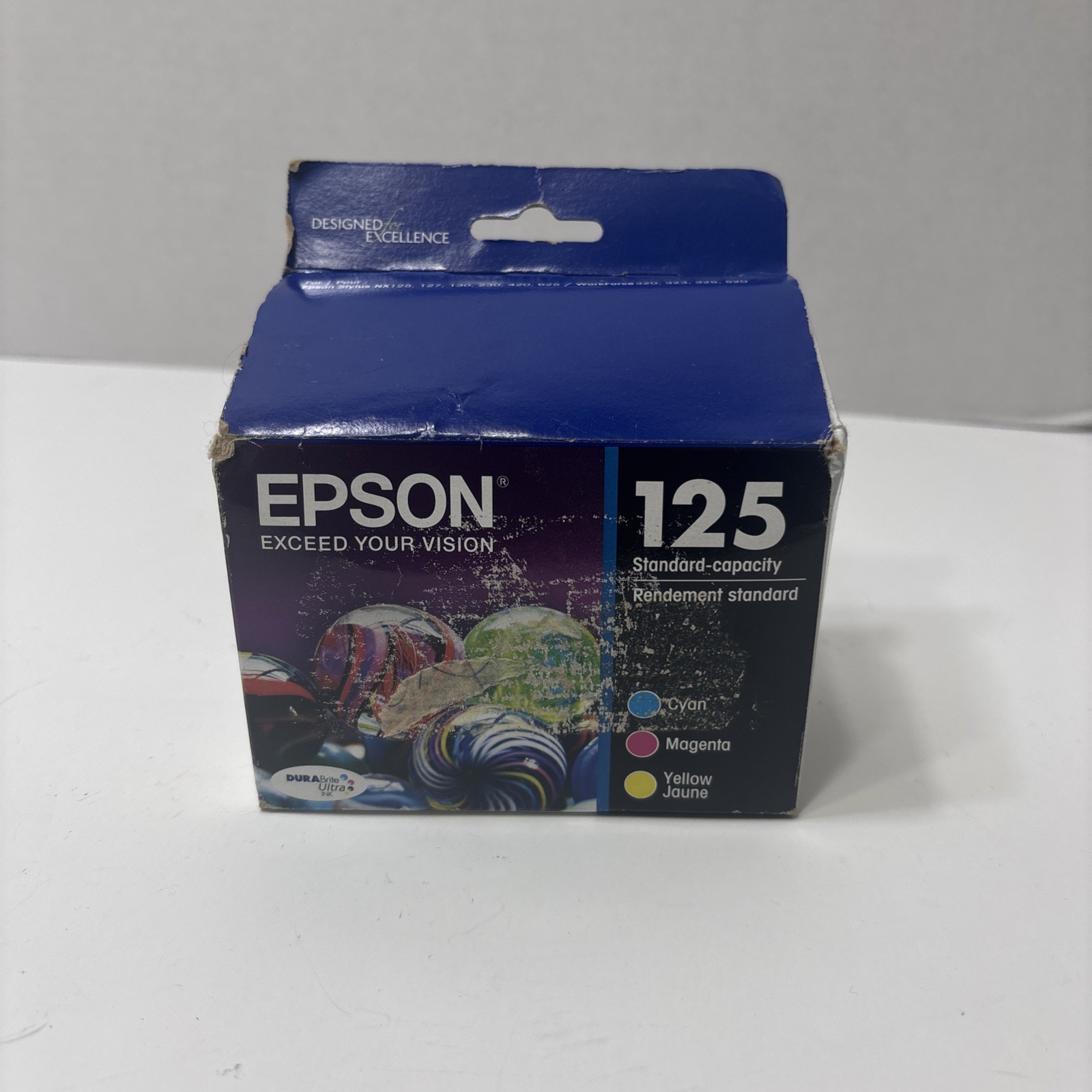 Epson T125 Cyan Magenta Yellow 3 Pack (T125120-BCS-F2M) Exp 09/2023