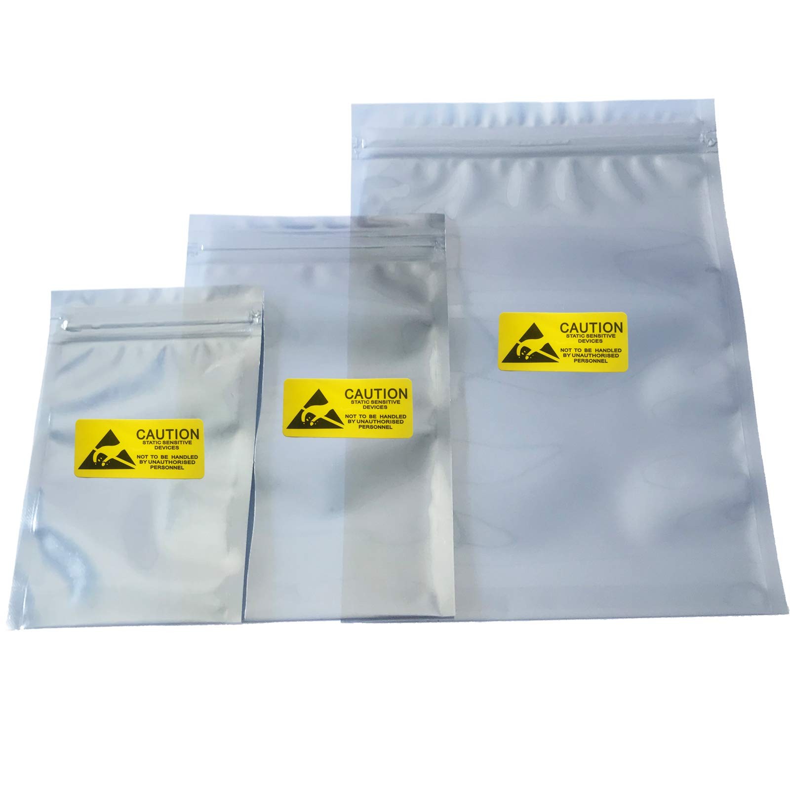 Daarcin Anti Static Bags,ESD 100pcs Mixed Sizes, 100pcs(40+30+30) Sizes