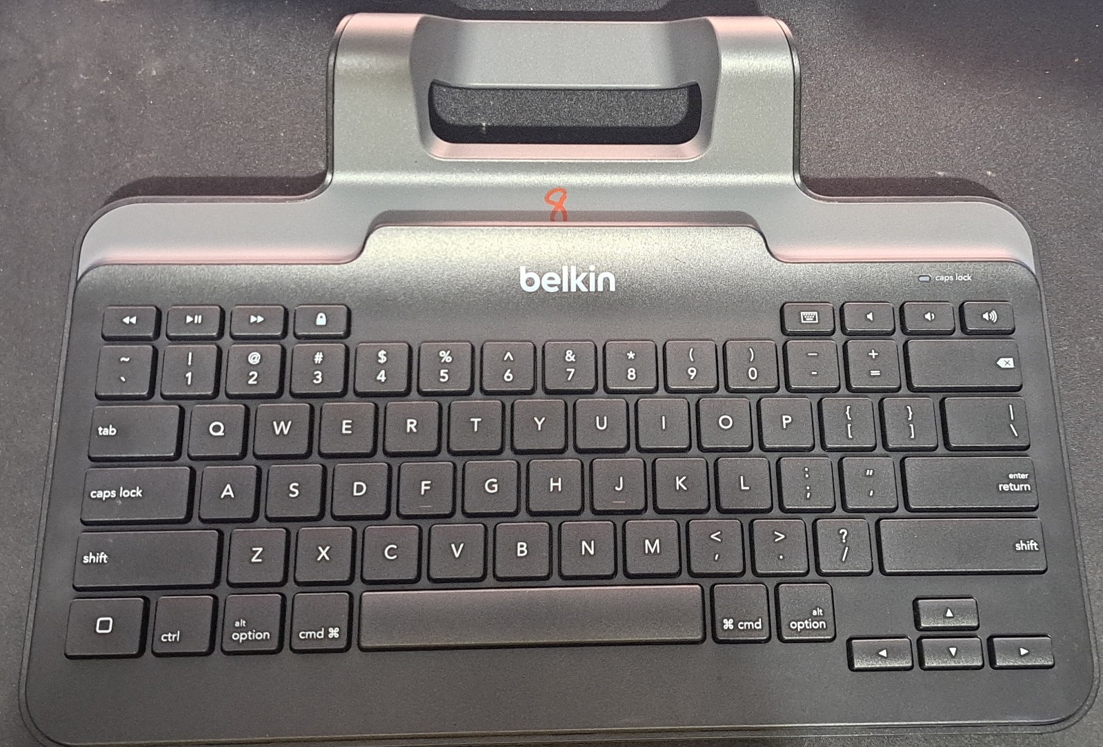 Lot of 4 Belkin Secure Wired Tablet Keyboard w/Stand for iPad & Lightn Connector