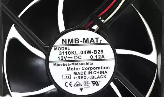 1PCS NMB 3110KL-04W-B29 8025 12V 0.12A Speed Measuring Unit Housing Cooling Fan