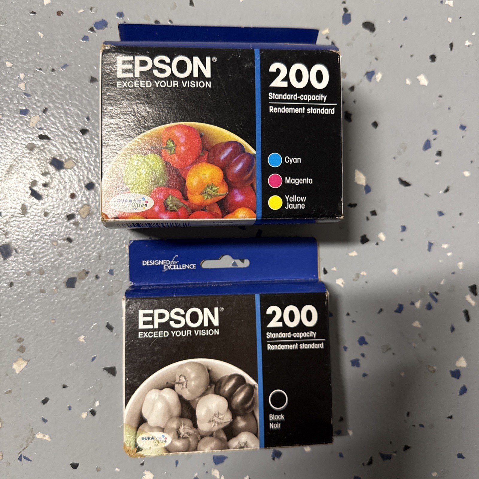 Epson 200 Black 200 Cyan Magenta Yellow T200 T200520 - Exp 2019