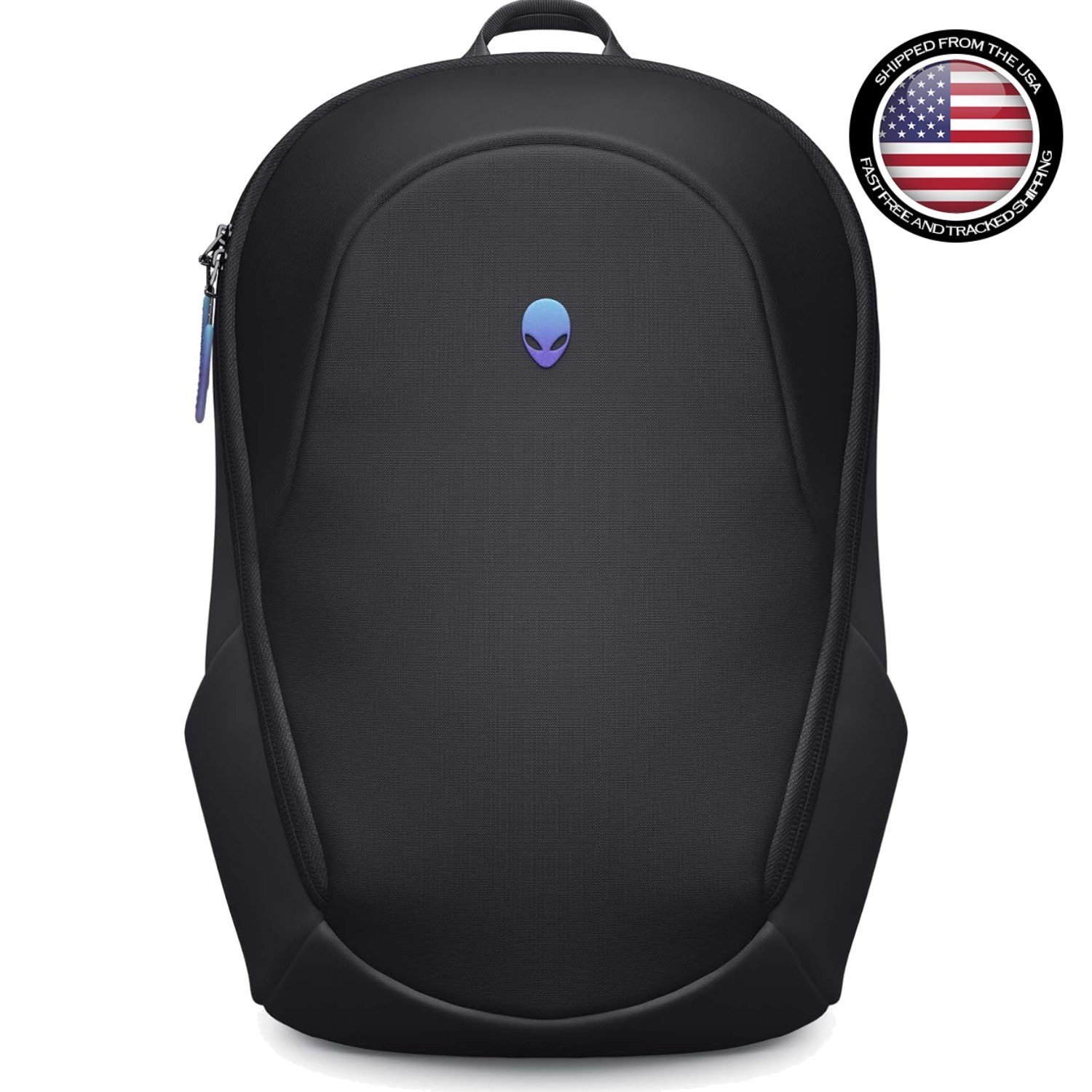 Laptop Backpack 16in Water Resistant Alienware Black Travel School Gear