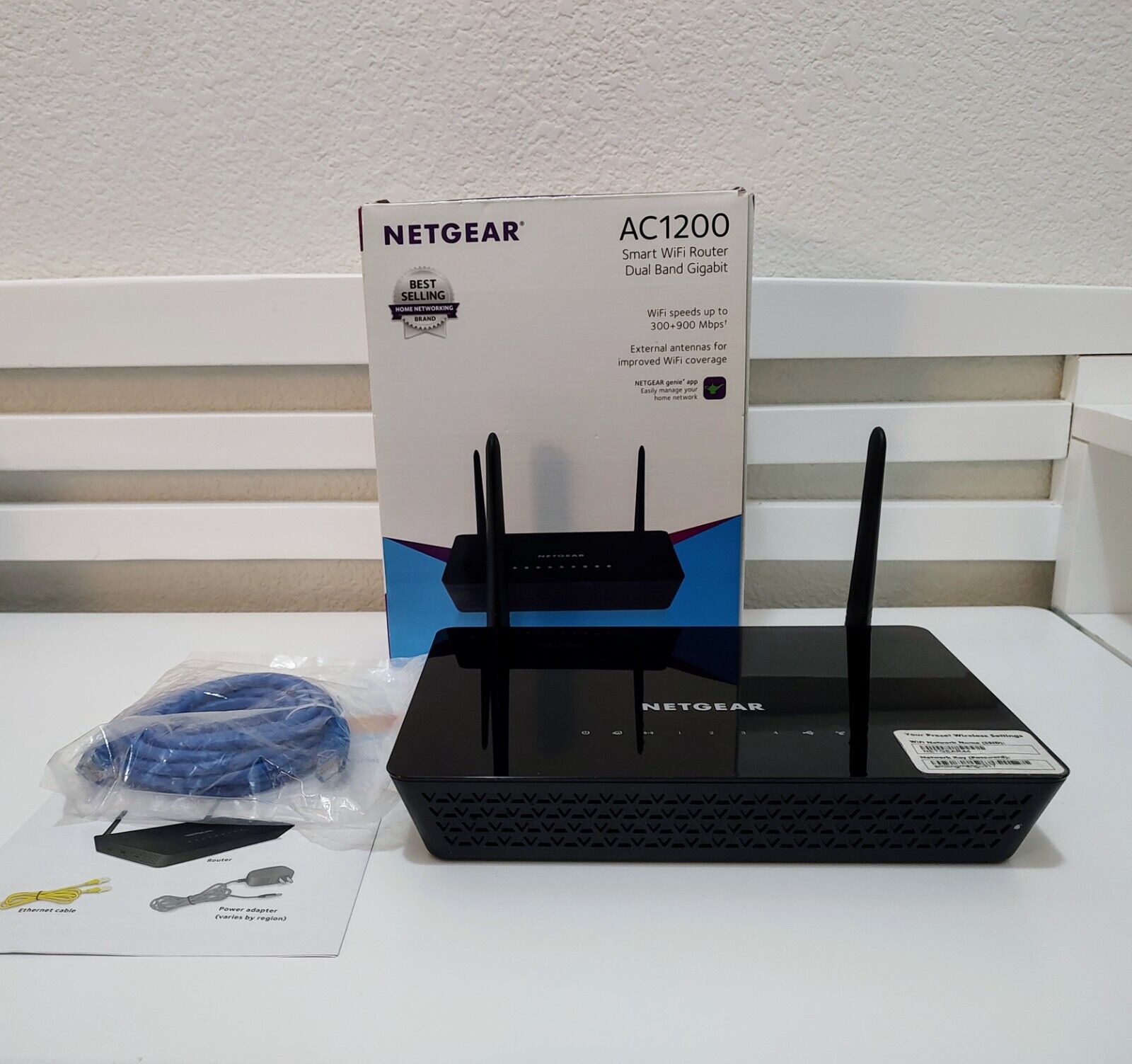 Netgear AC1200 R6220-200NAS Smart Wifi Dual Band Gigabit Router - See Desc. #003