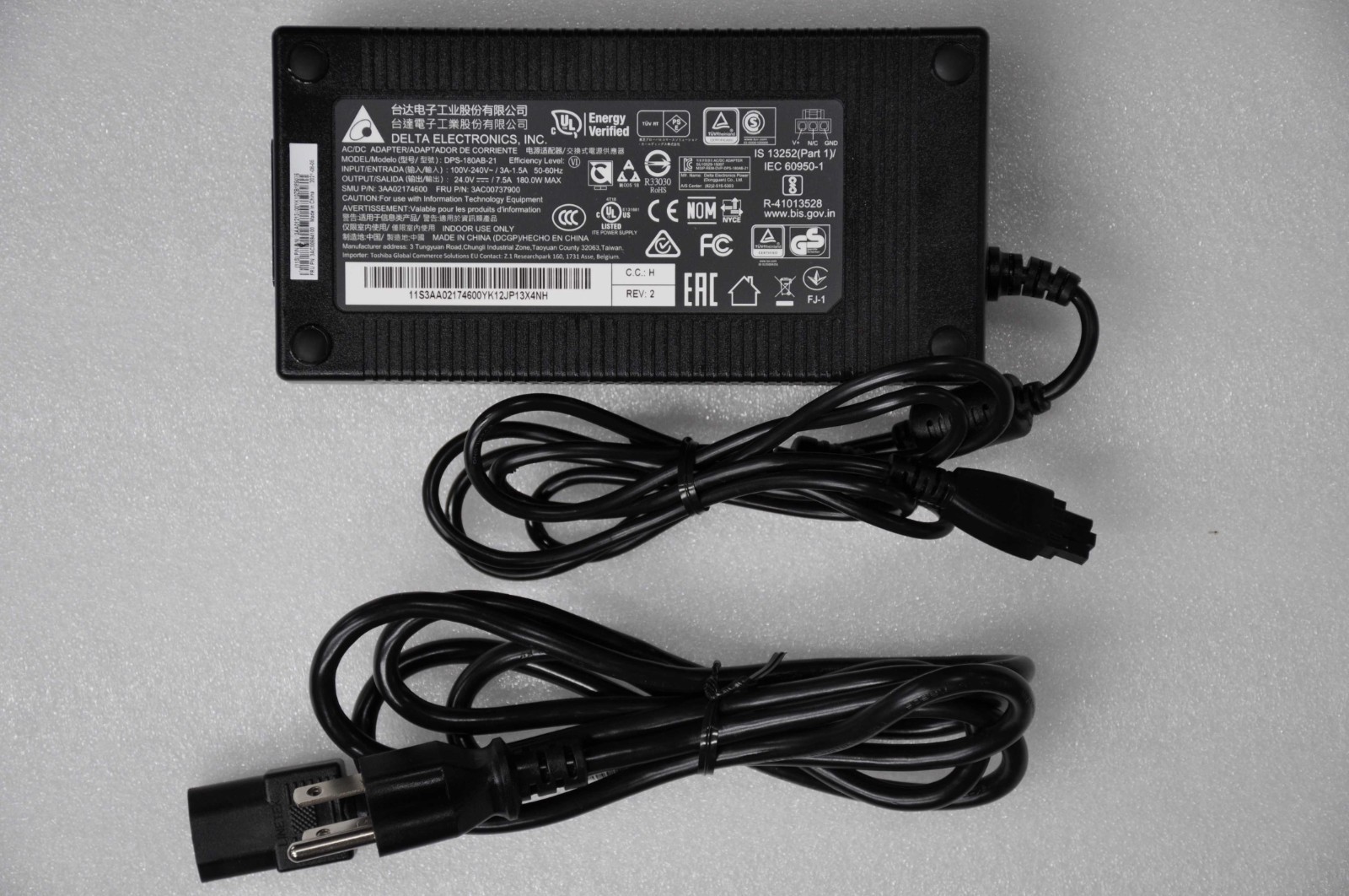 TOSHIBA 180W POWER SUPPLY USED 3AC00737900