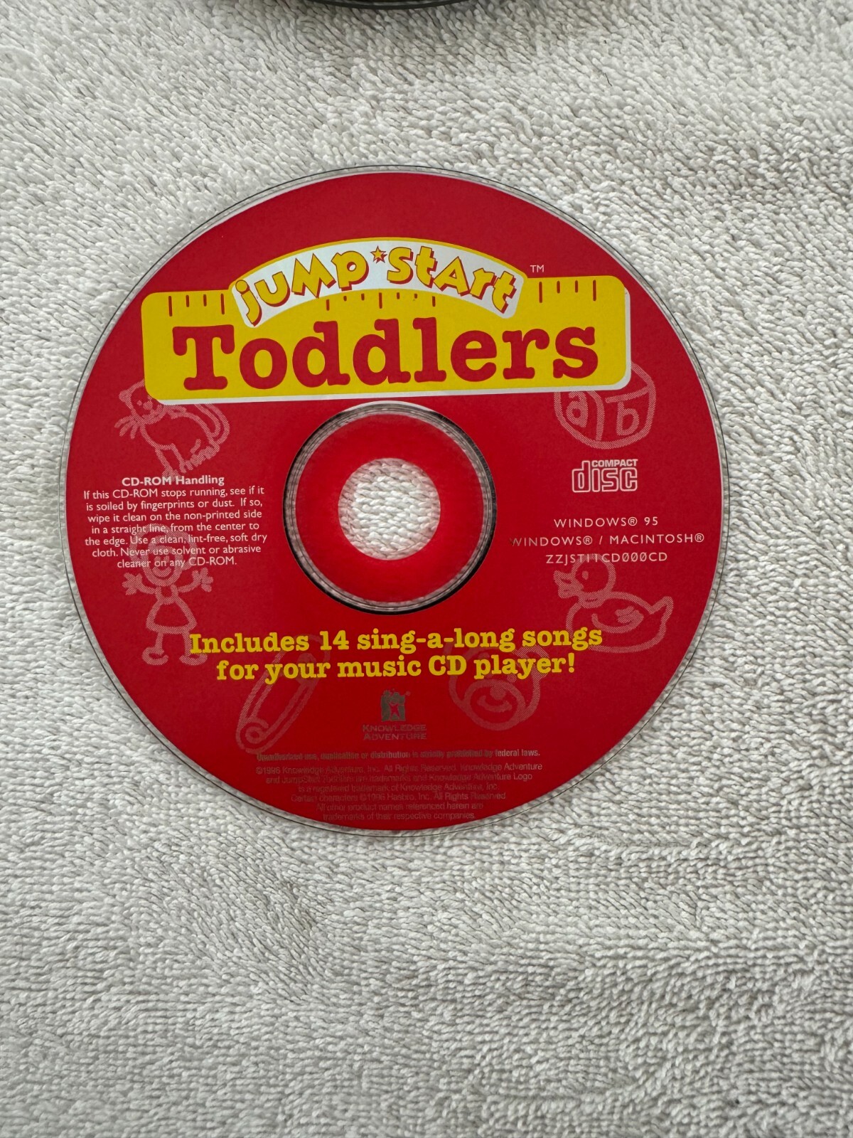 Jump Start Toddlers - 14 Sing-A-Long Songs 1996 Knowledge Adventure