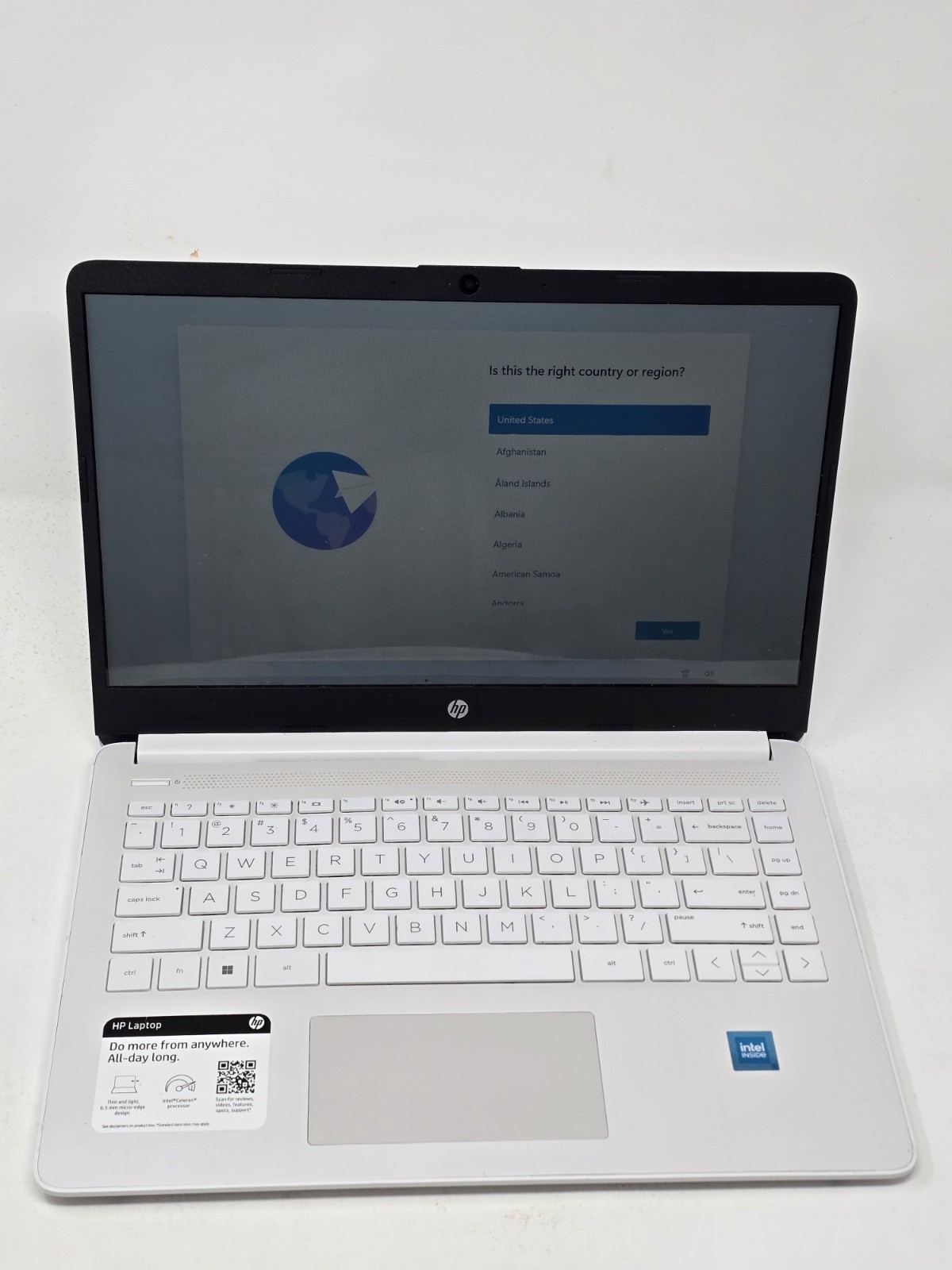💻HP 14 Laptop, Intel Celeron N4020, 4 GB RAM, 64 GB Storage, 14-inch Micro-edge