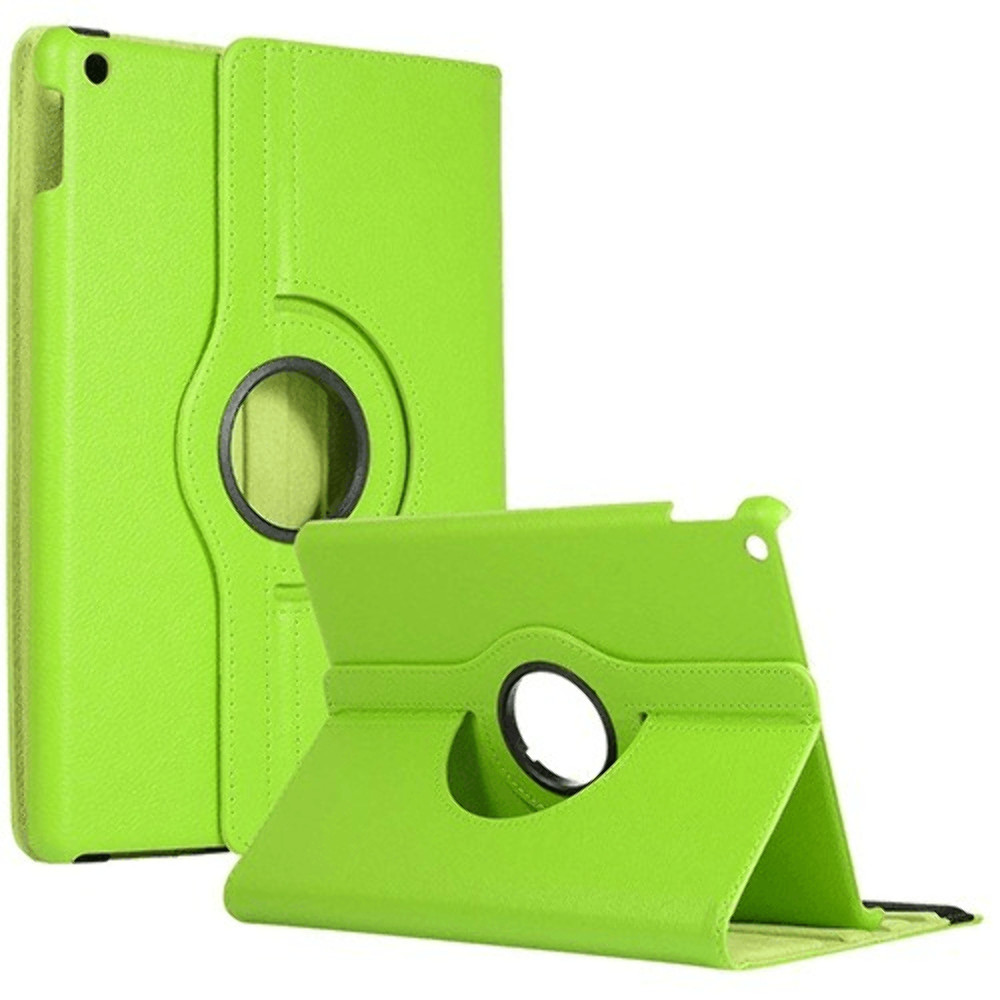 Leather Flip 360° Rotating Portfolio Case Cover for iPad Air 1/Air 2 LIGHT GREEN