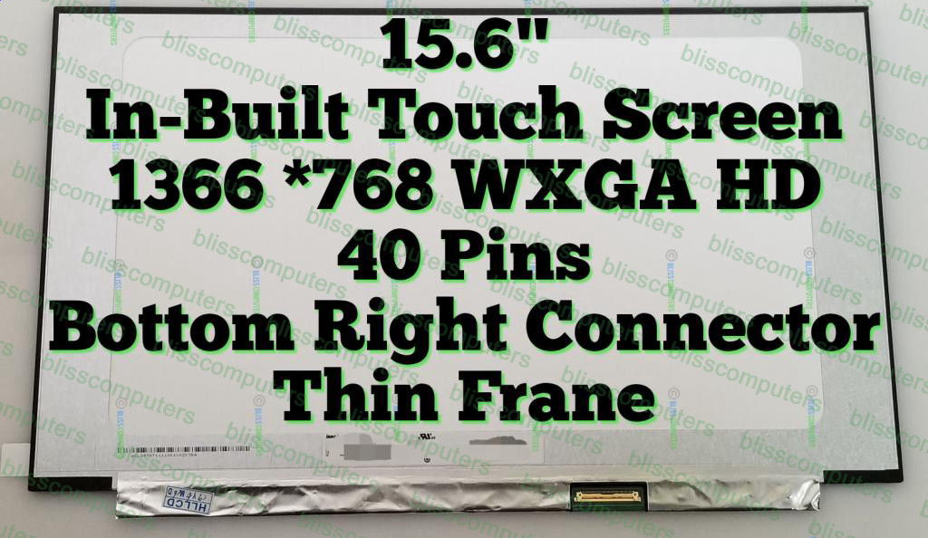 HP 15-FC0005DX PN N41933-001 Touch Screen 15.6" HD LCD Panel 15-fc0002nr