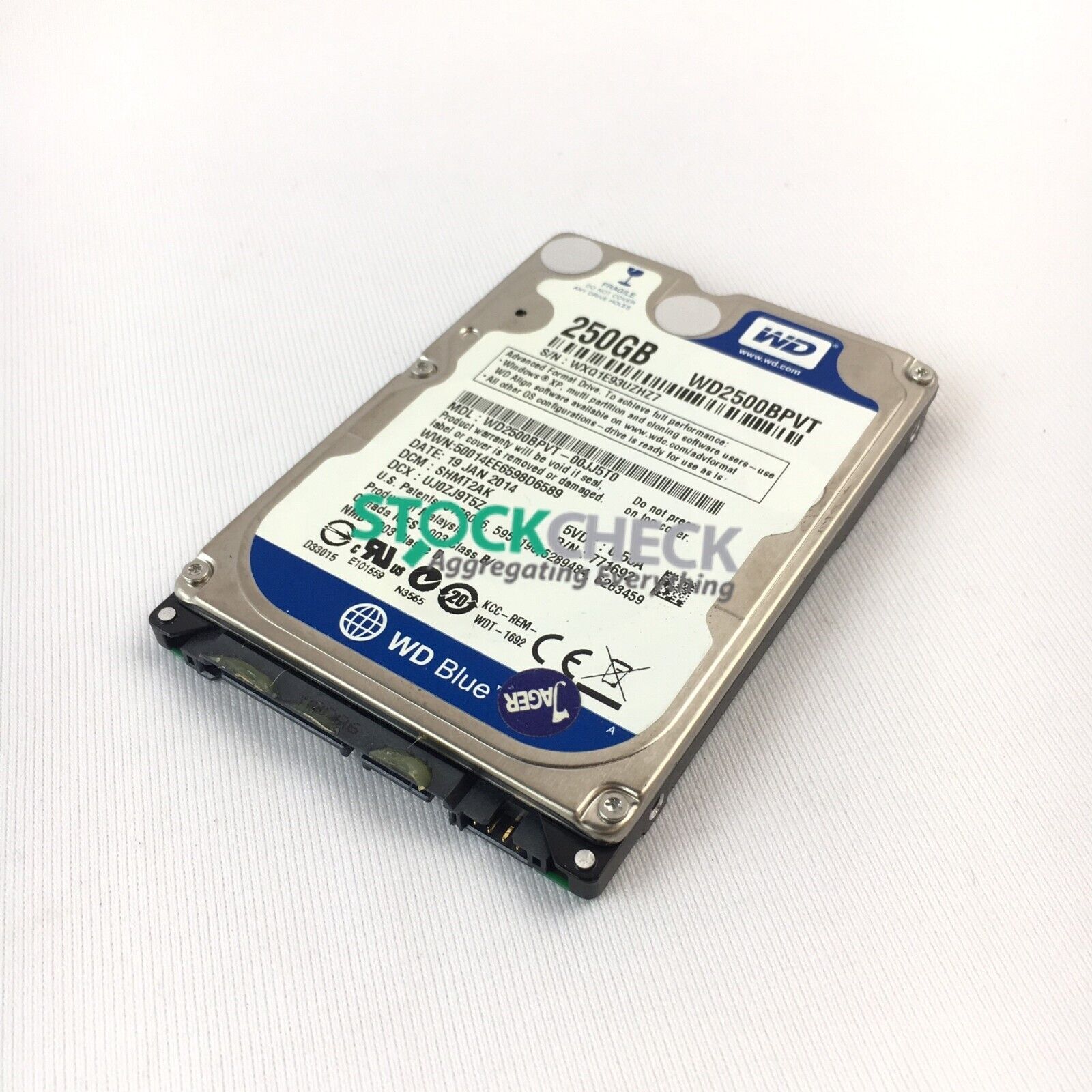 Western Digital WD2500BPVT Hard Disk Drive